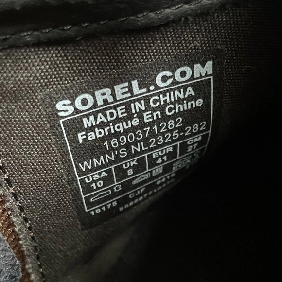 Sorel Major Low Casual Booties Suede & Croc Embossed Leather Ankle Boots - Picture 5 of 12